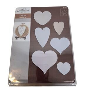 Spellbinders Contour Heart Felt Steel Rule Cutting Die Hearts SR-012 Felt Craft